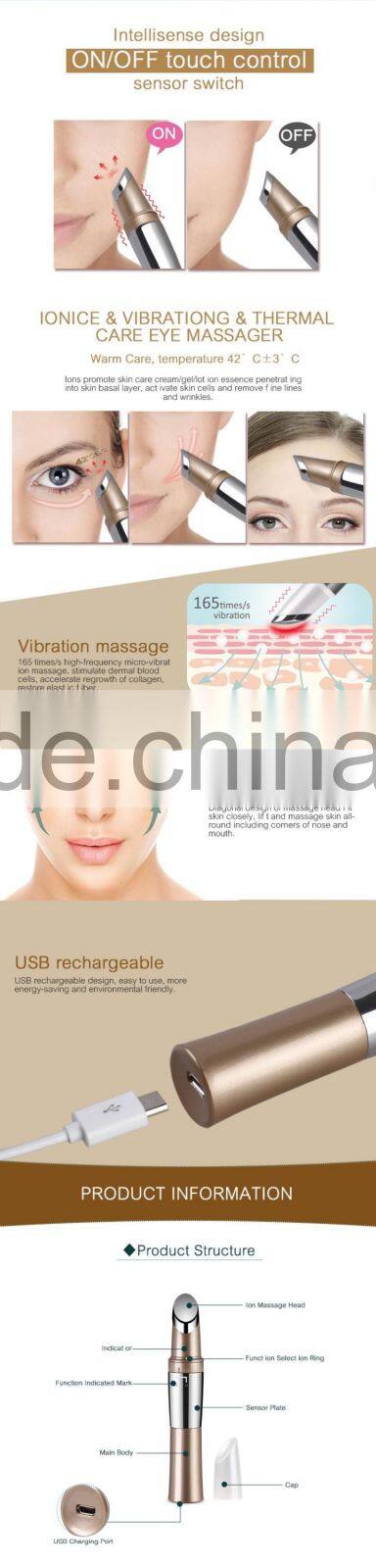 Popular vibrating portable Thermal lon Facial Massager