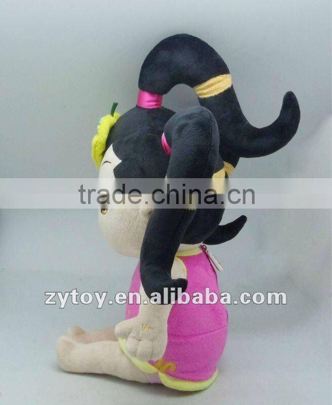 Cute Stuffed Plush Human Doll Toys OEM