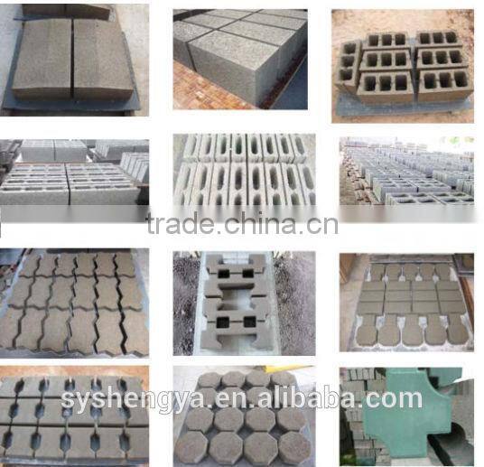 Low investment business QTJ4-40B hydraform block making machines production line China product