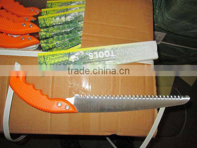 40cm plastic long handle garden pruning hand saw