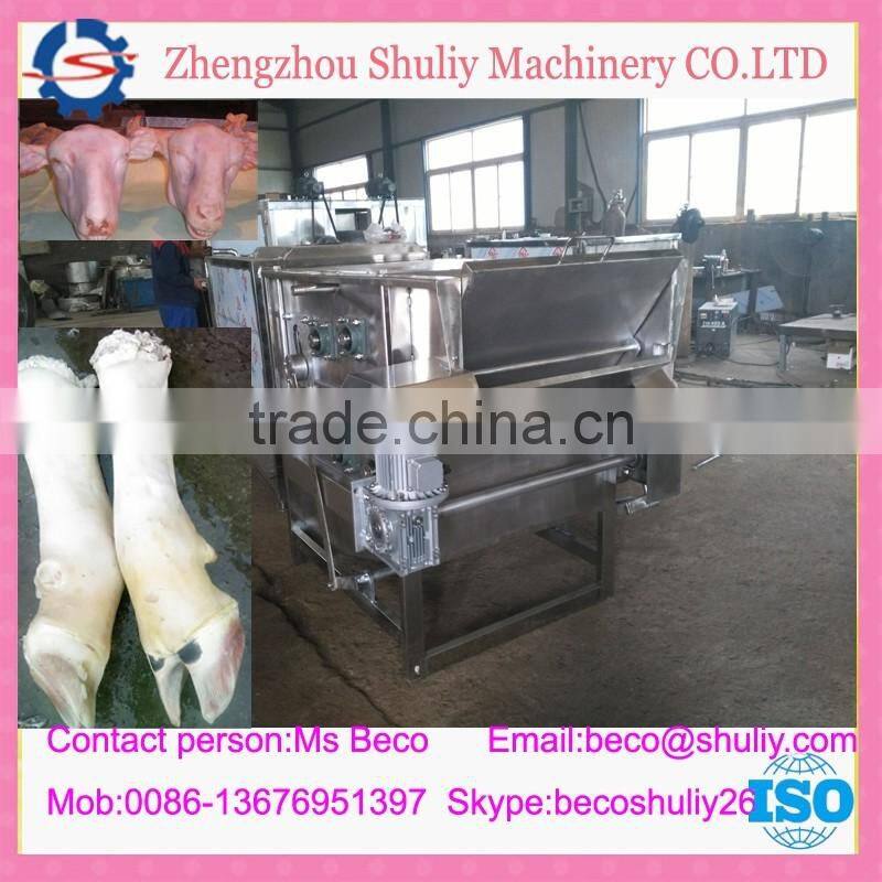 stainless steel goat sheep head dehairing machine 008613676951397