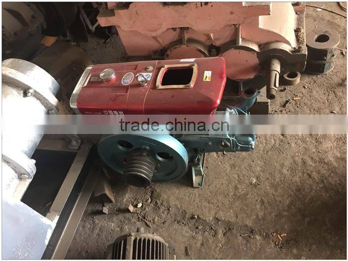 Manual red clay brick making machine for sale price with diesel engine powered