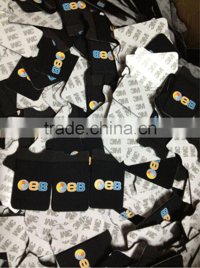 Cheap 3m sticker smart wallet mobile card holder