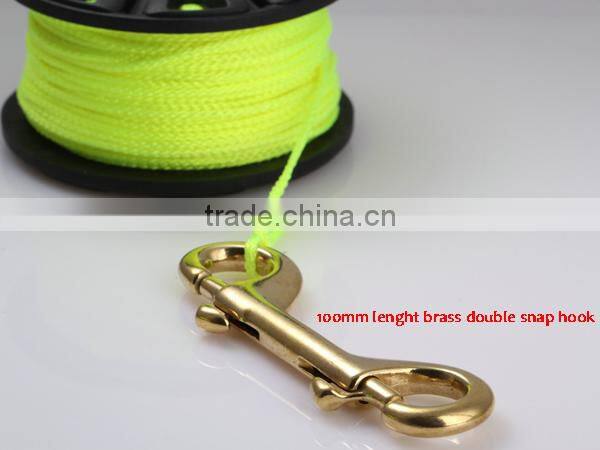 plastic dive reel fly reel nylon reel with brass hook