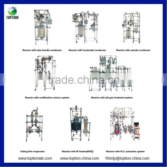 Fermentation equipment single layer glass reactors single layer reactors from china