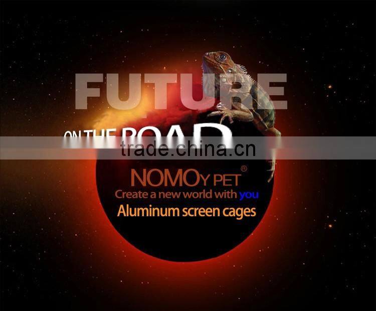 Nomo aluminum alloy mesh reptile terrarium with pvc bottom