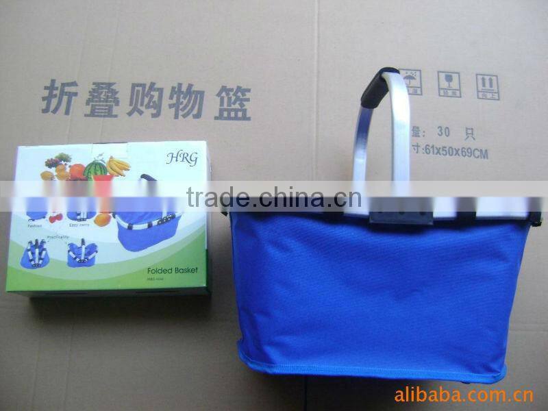 Insulated Fabric Folding Shopping Basket(Topasaian1)