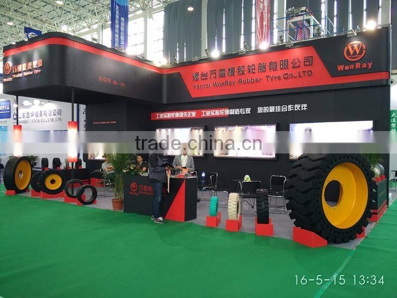 press-on solid tires for Passenger boarding bridge