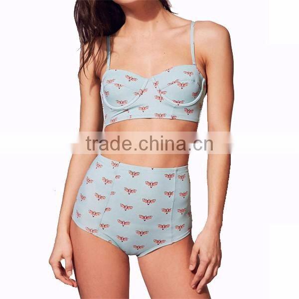 2017 xxx hot sex high waist bikini