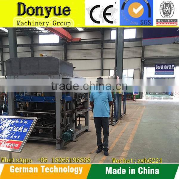 habiterra block machine qt4-25 automatic hydraulic concrete block making production line price