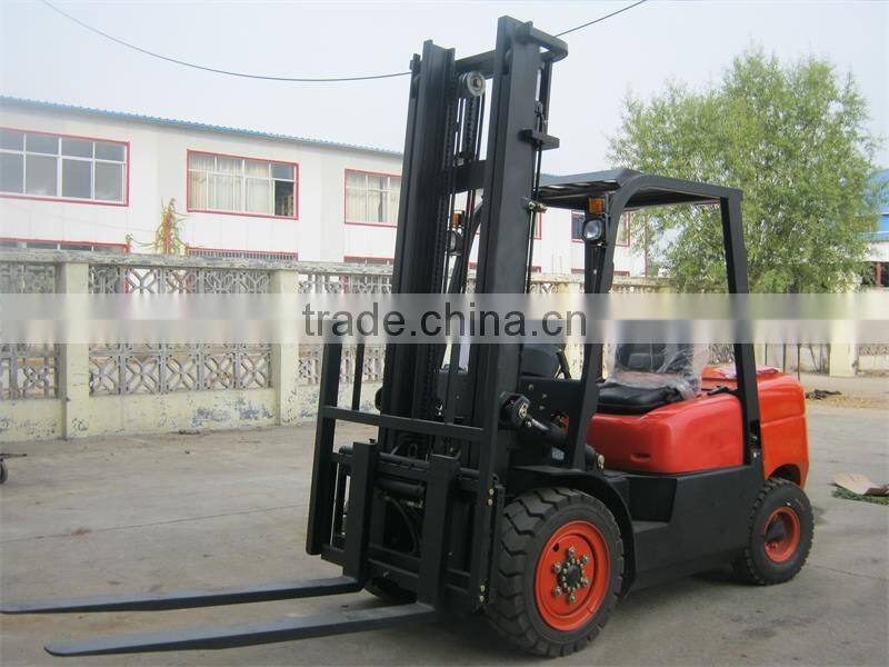 Jinan AOS international forklifts with capacity 4500kg with Nissan engine optional