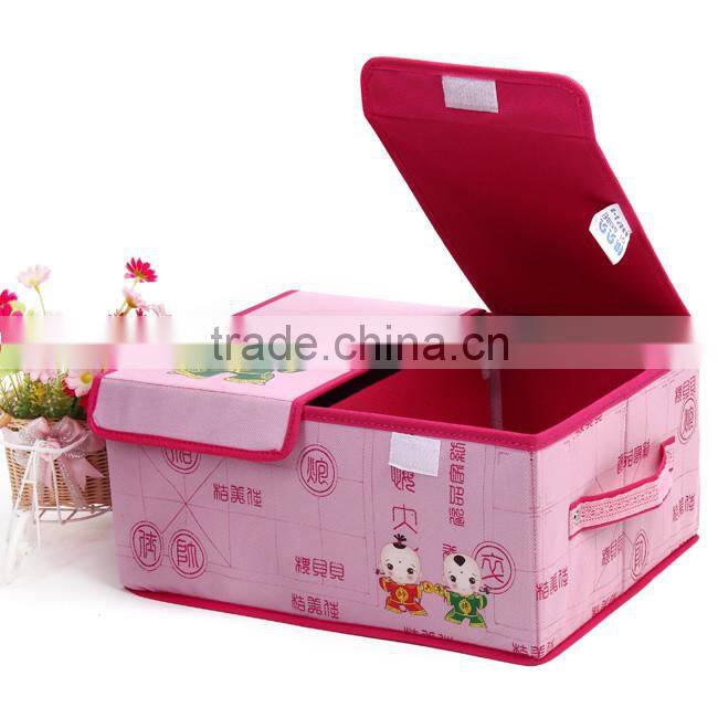 creative storage box with two covers