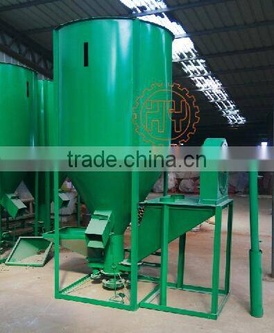 Drum poultry vertical chicken feed mixing machine