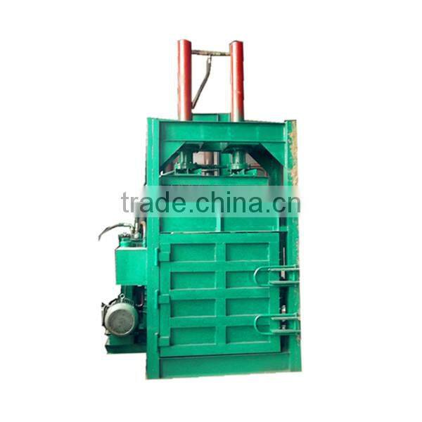 Professional vertical hydraulic plastic bale press machine/plastic press baling machine/plastic baler