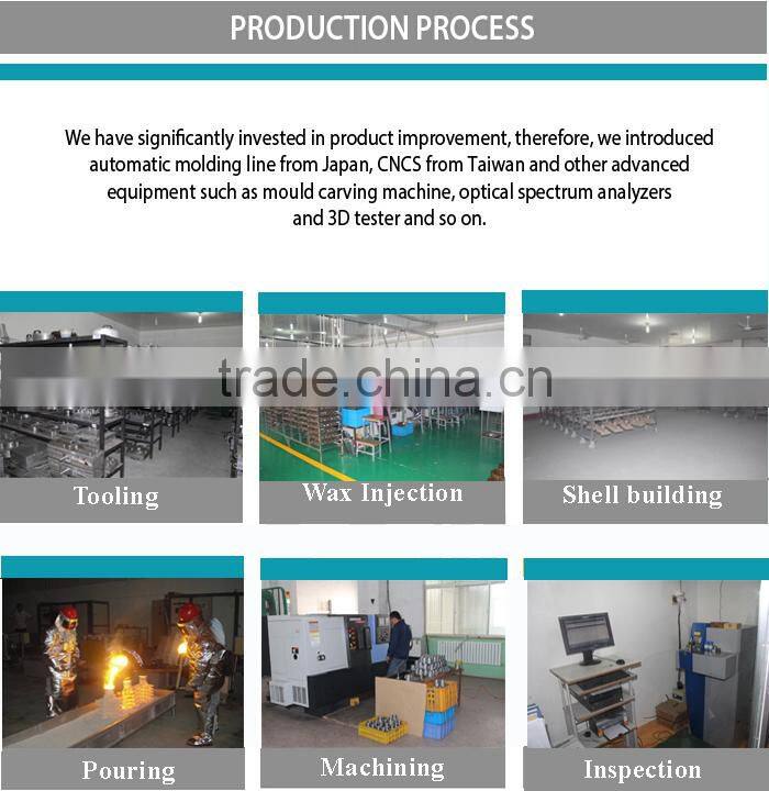silica sol casting service stainless steel casting manufacturer