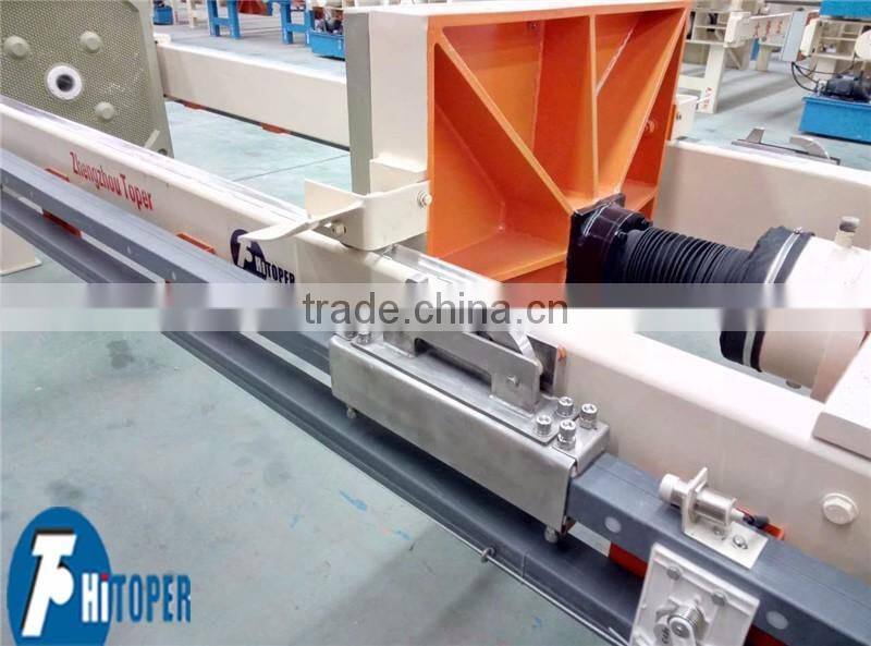 Environmental friendly 40m2 filter press, manual or automatic discharge filter press