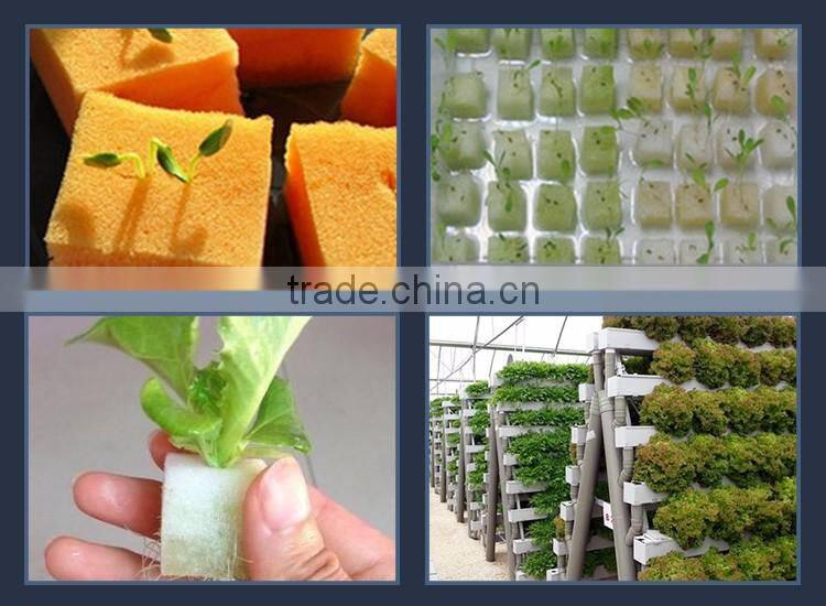 144 Pcs 1" Inch Cube Precut Sponge NFT DRFT Hydroponics Aeroponics Plant Seed