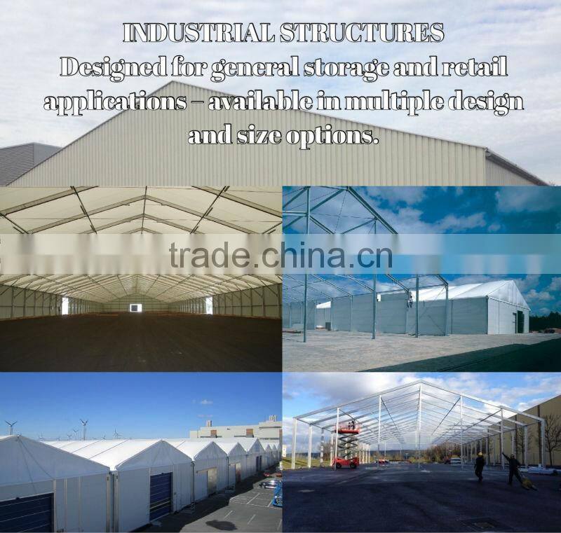 Aluminium clear span structures for warehouse - industrial building - CUSTOMIZABLE