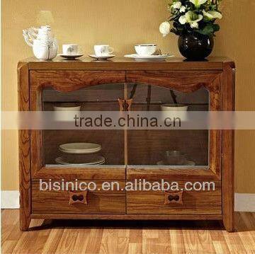 Contemporary Chinese Style Dinning Room Furniture Set,Full Solid Wood Extension Dinning Table W Chair, Applicable Sideboard