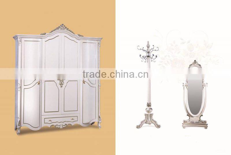 Whole House Furniture Luxury Style Solid Wood White Office Furniture Executive Desk