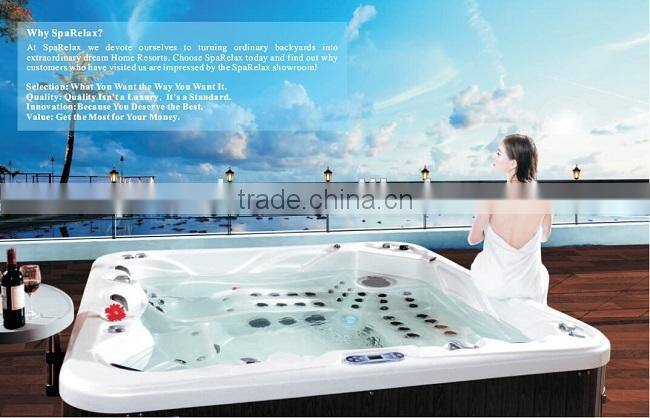 2014(A520) Newest Europe luxury jets TV outdoor spa hot tub Jakuzi function Spa