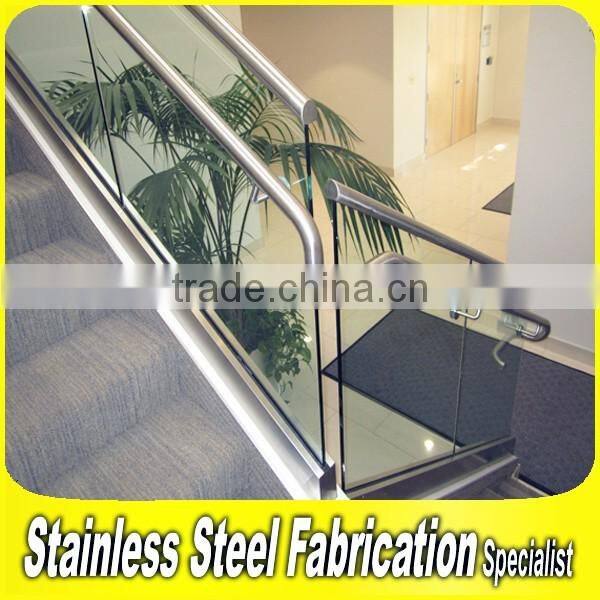 Damp-proof 304 Stainless Steel Stair Balcony Glass Handrail Price