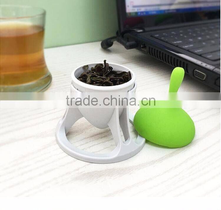 Original Design Stainless Steel Silicone Creative Tea Infusers The Gyro Design Tea Strainer