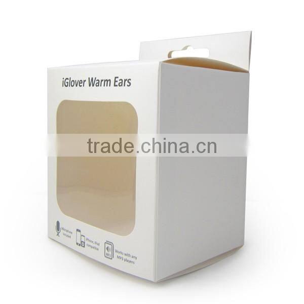 White square cardboard paper package boxes