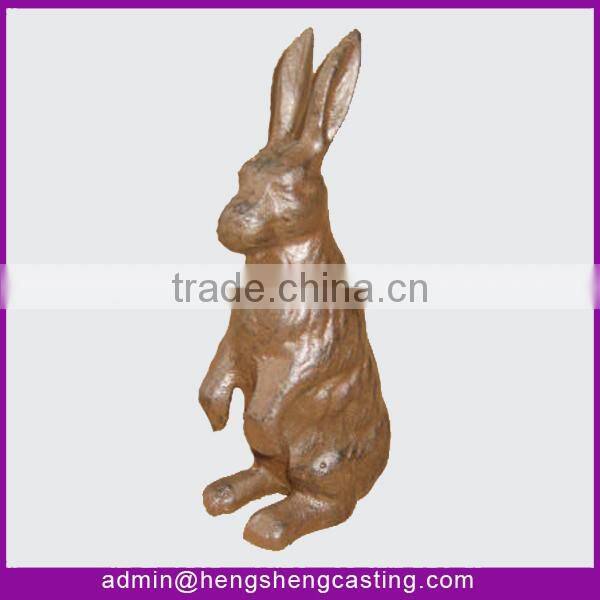 garden antique cast iron rabbit