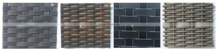 Modern Outdoor Sun Lounger Plastic Rattan Beach Sun Lounger