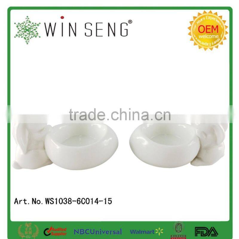 Ceramic Rabbit Figurines Ashtray and cigar ashtray for home decor