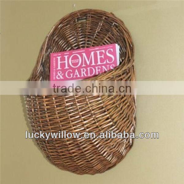 Direct supplier decorative wicker wall basket