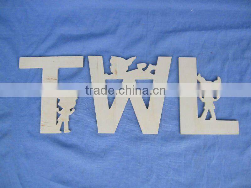 small home decrative wooden letters wholesale