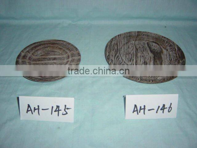 useful carbonized wooden plate,food container