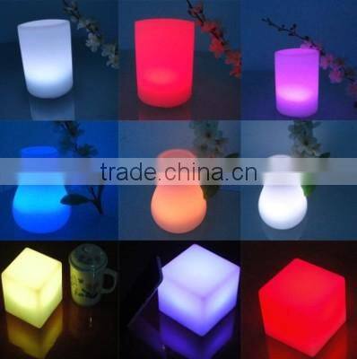 decorative lighting products christmas decorating lighting product/ led table light in 16 color change