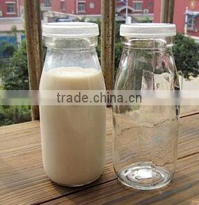 250ml glass milk bottle pudding bottle