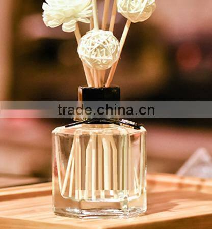 new design200ml 300ml mosaic reed color glass diffuser bottle