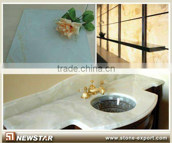 Green Onyx Bathroom Vessel Sinks