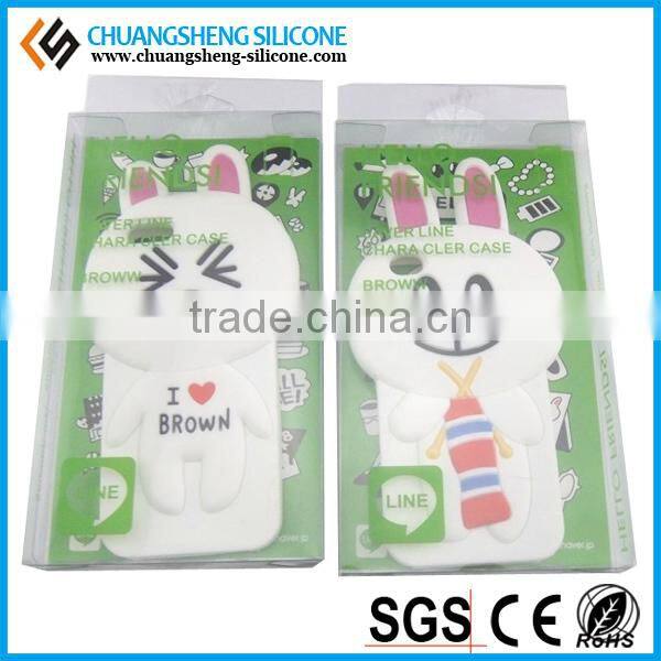 High Quality New Fashion Duck Shape Silicone Phone Cover