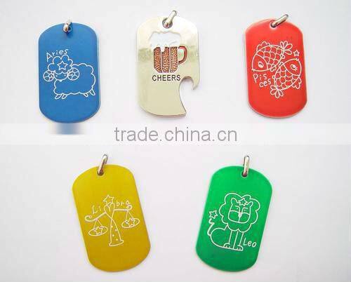 High Quality with Custom Logo Silicone Dog Tag