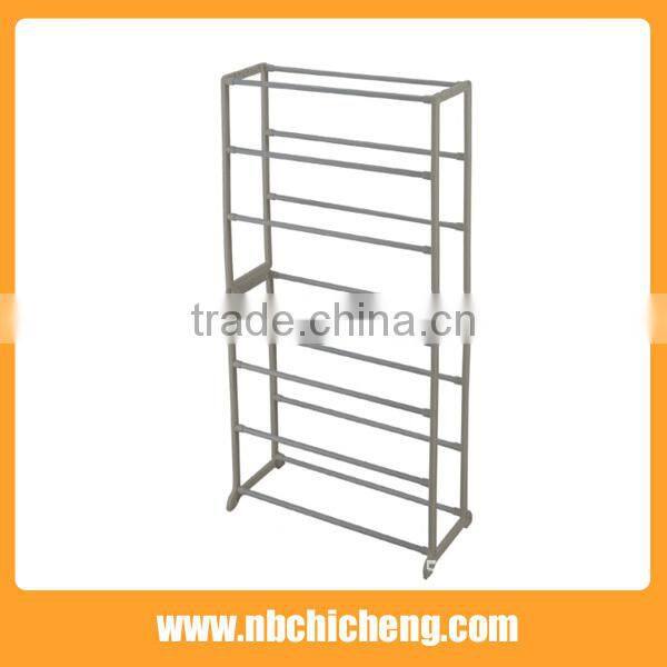 Detachable plastic shoe rack