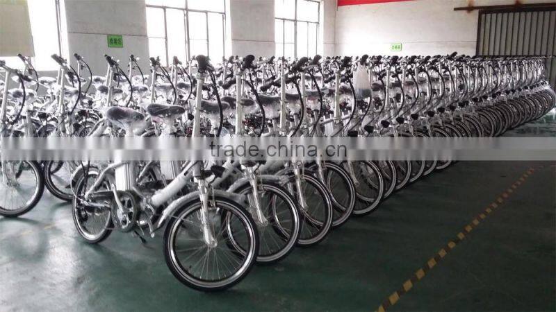 CE 20'' aluminum frme electric bike foldable bike with 36V lithium battery