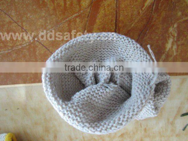 DDSAFETY 2017 Luvas De Algodao 7 Gauge Bleach Cotton Polyester String Knitted Safety Gloves