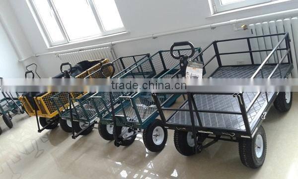 plastic garden dump trolley tc2145