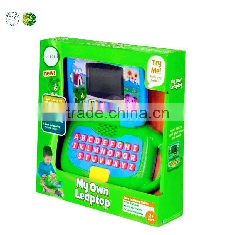 Children Mini Educational Laptop Learning Laptop , Educational toy For Kids From Dongguan Toy Factory