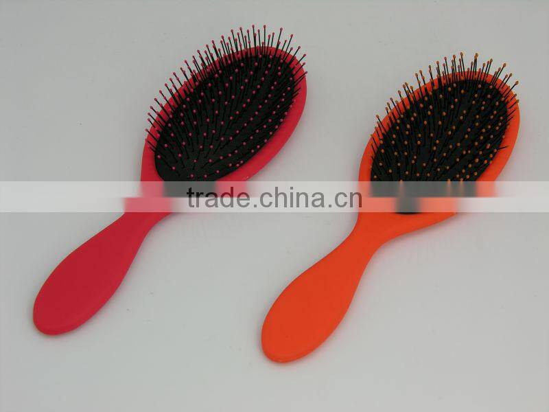 Plastic hair brush, Professional hair brush, Fashion hair brush, hair brush in hair brush, colorful detangling hair brush,