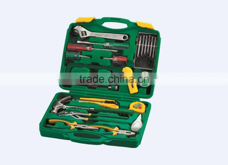 Berrylion 22pcs Home use Hand Tool Set Adjustable wrench Hammer set