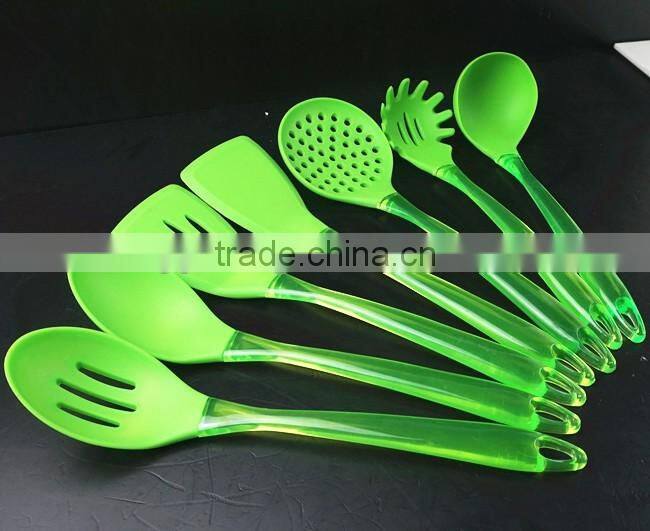 33059 silicone Kitchen Cooking Utensils with ps handle