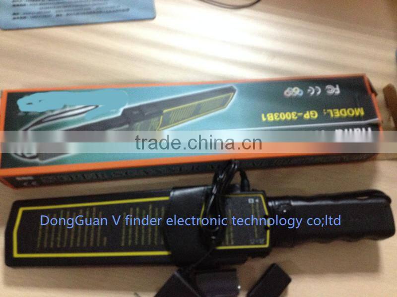 Super Body Scanner Hand Held Metal Detectors / superwand handy detectors with led lights