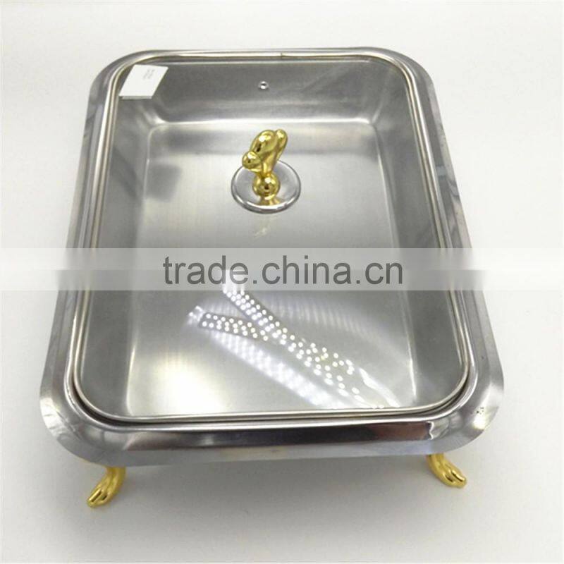 Hotel and Restaurant stainless steel warmer used hot food container